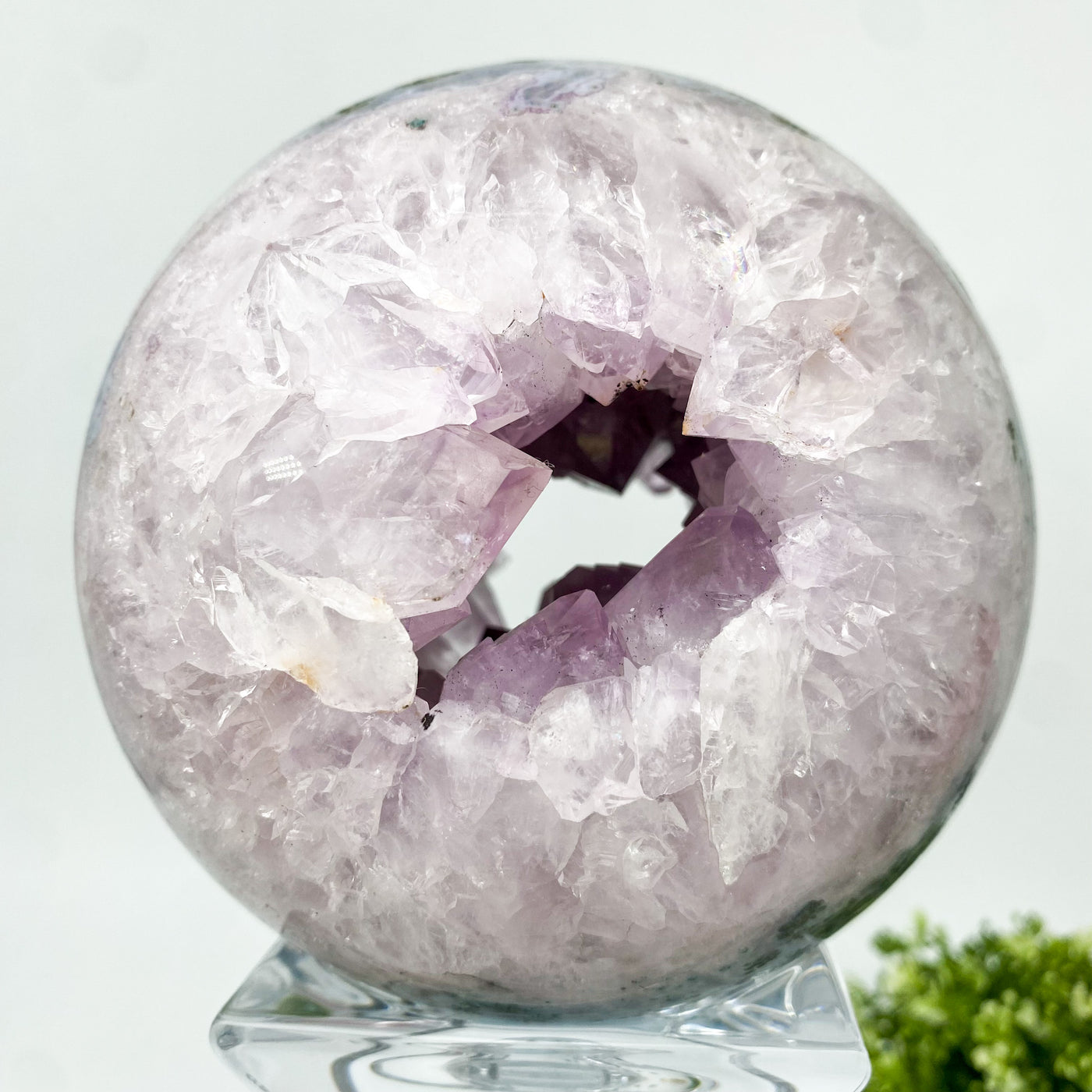 Amethyst sphere with Agate inclusions ✨