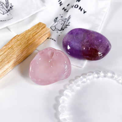 Purifying Set for Comfort with Pink Chalcedony 😌