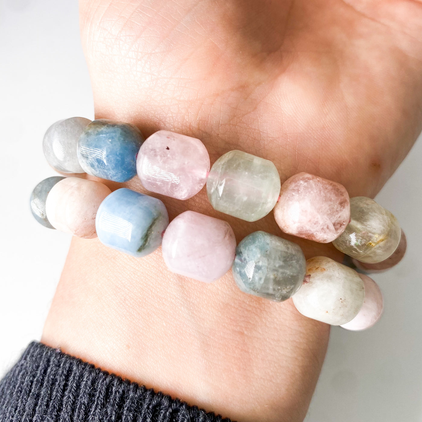 Multicoloured Aquamarine bracelet