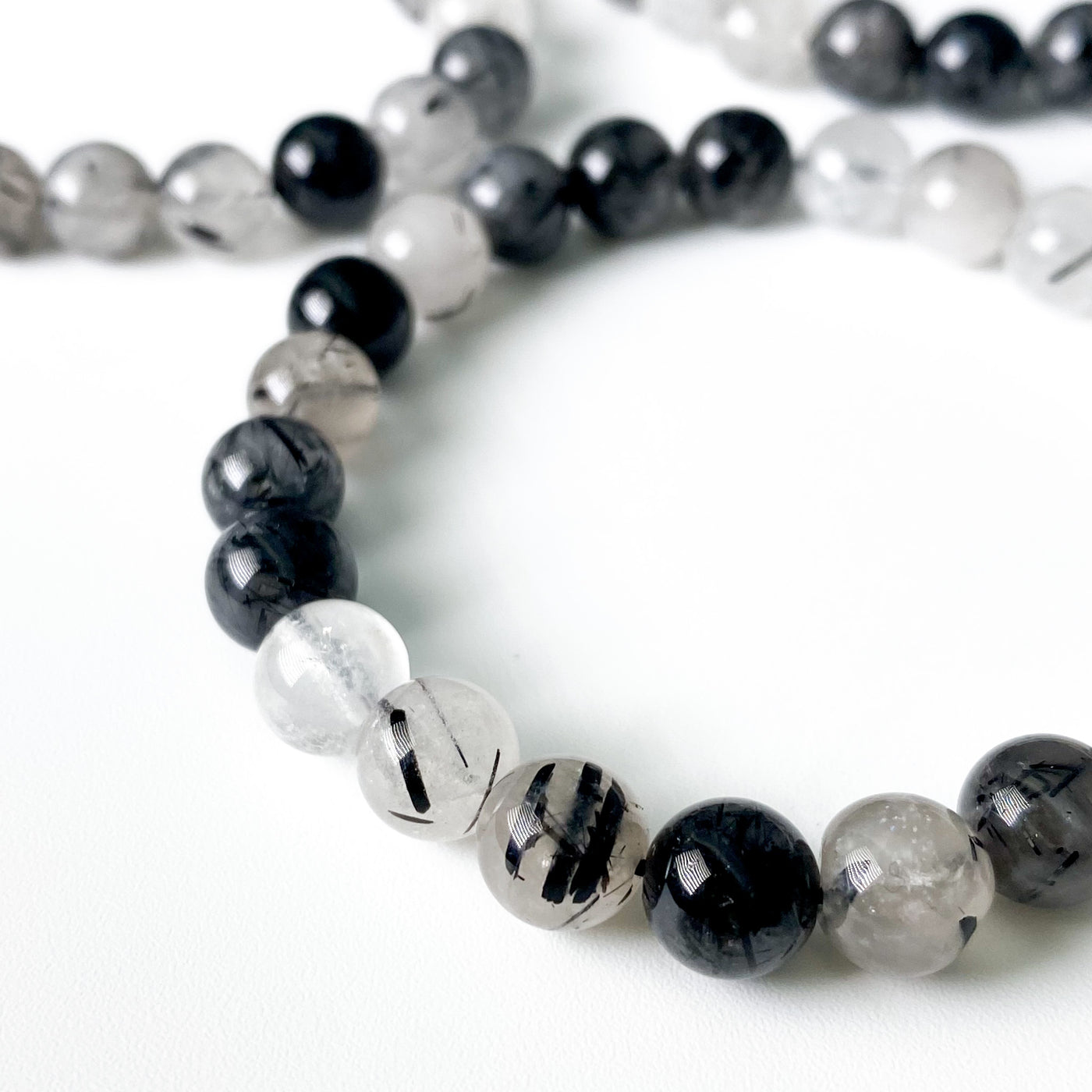 Tourmalinated Quartz bracelet