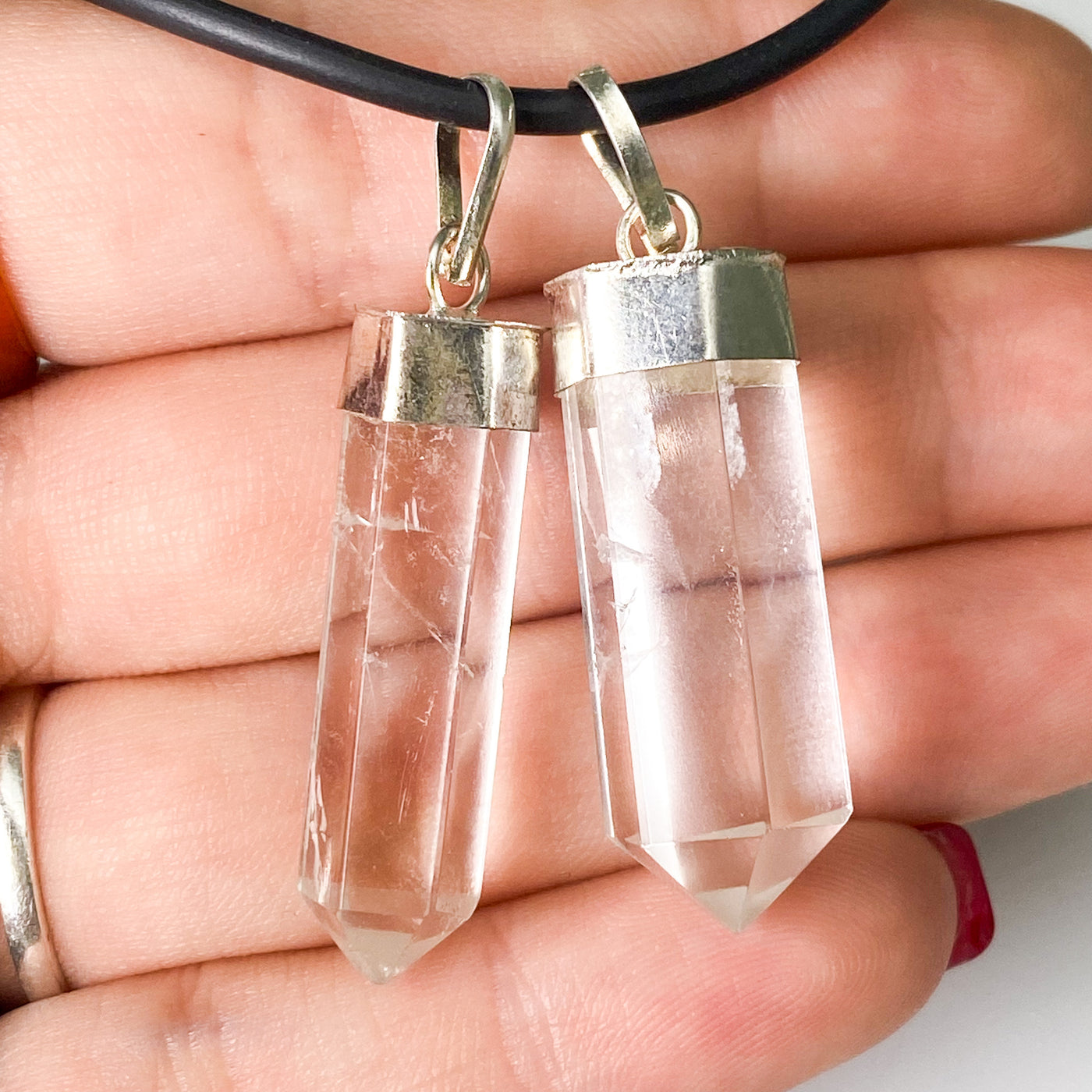 Clear Quartz point pendant