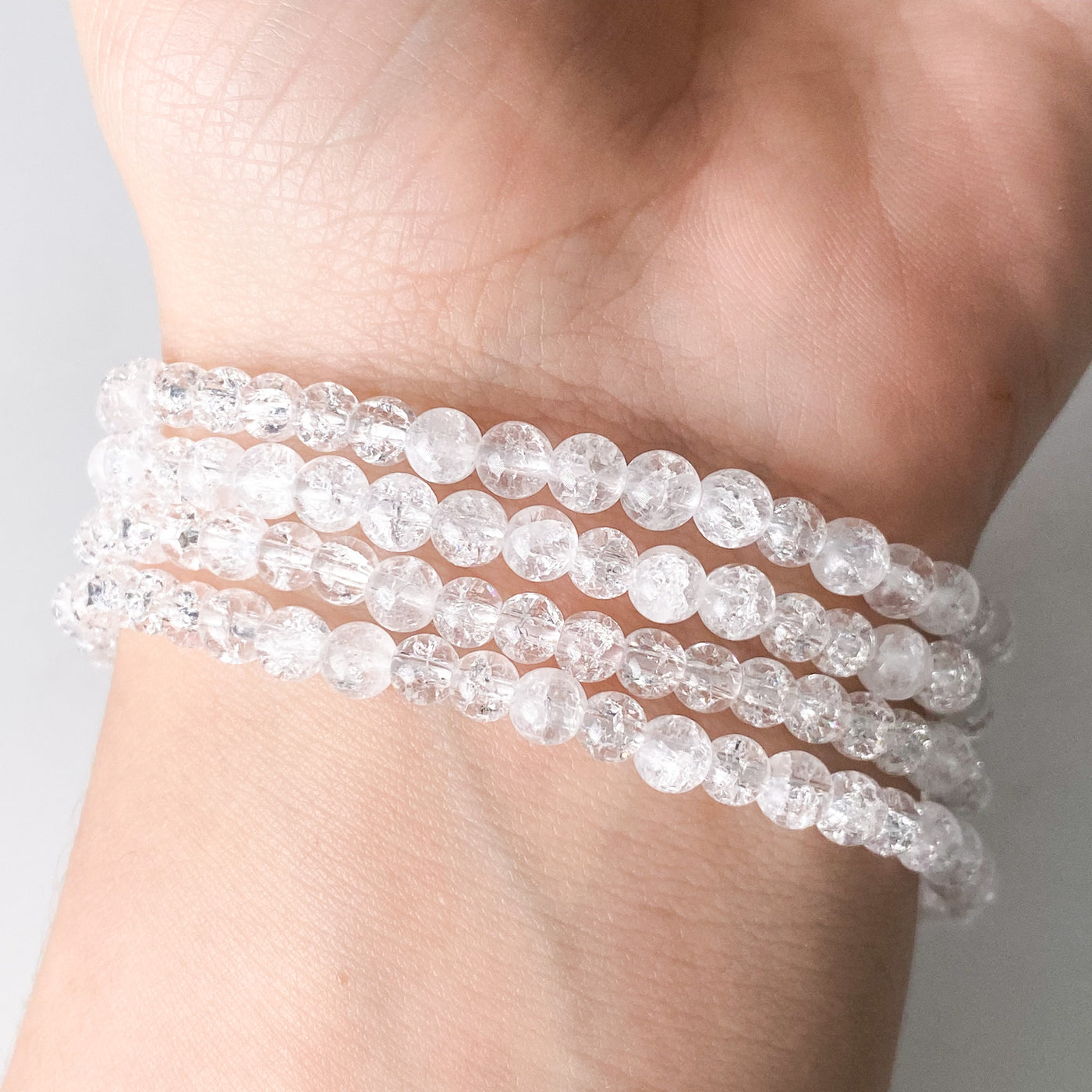 Snowflake Clear Quartz bracelet