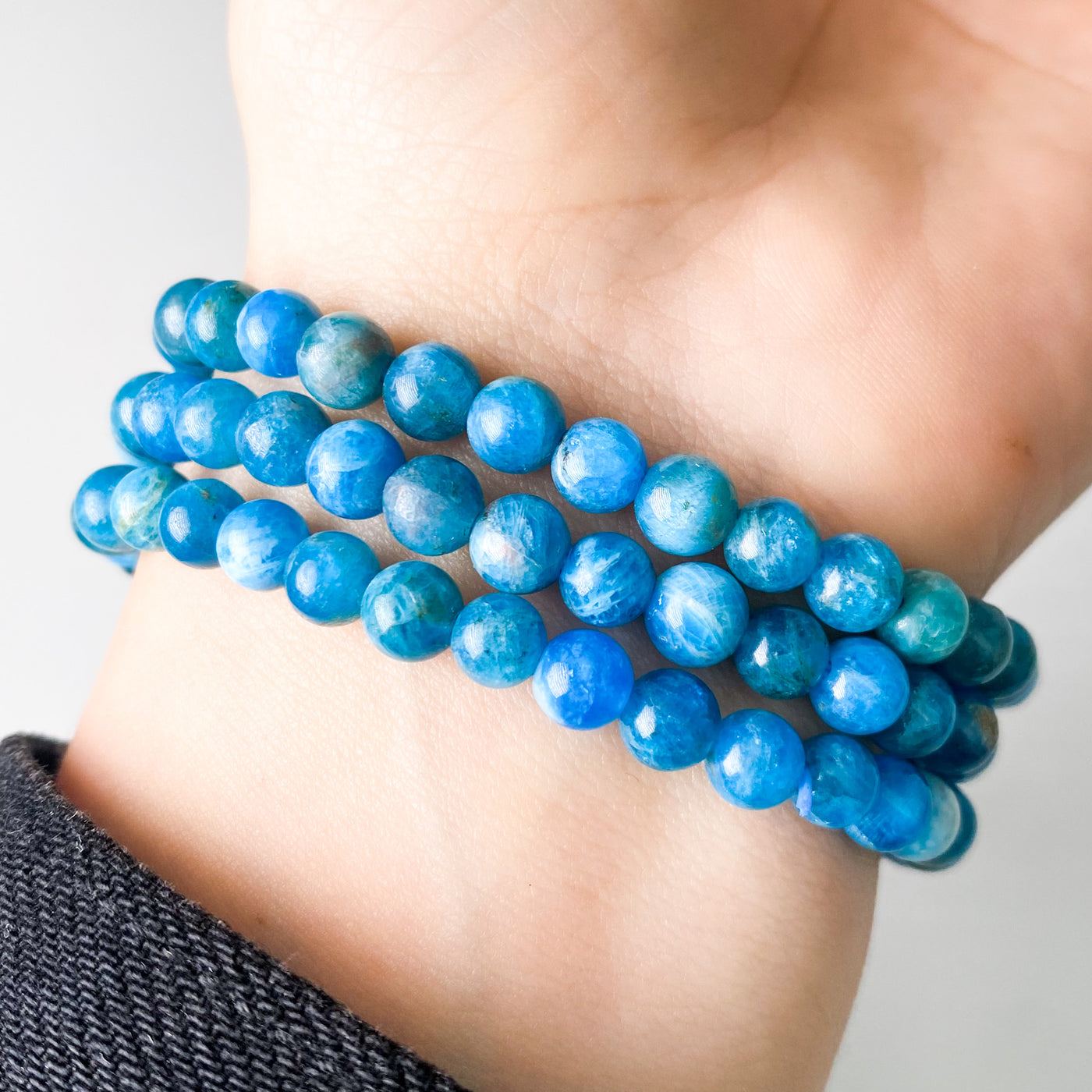 Blue Apatite bracelet