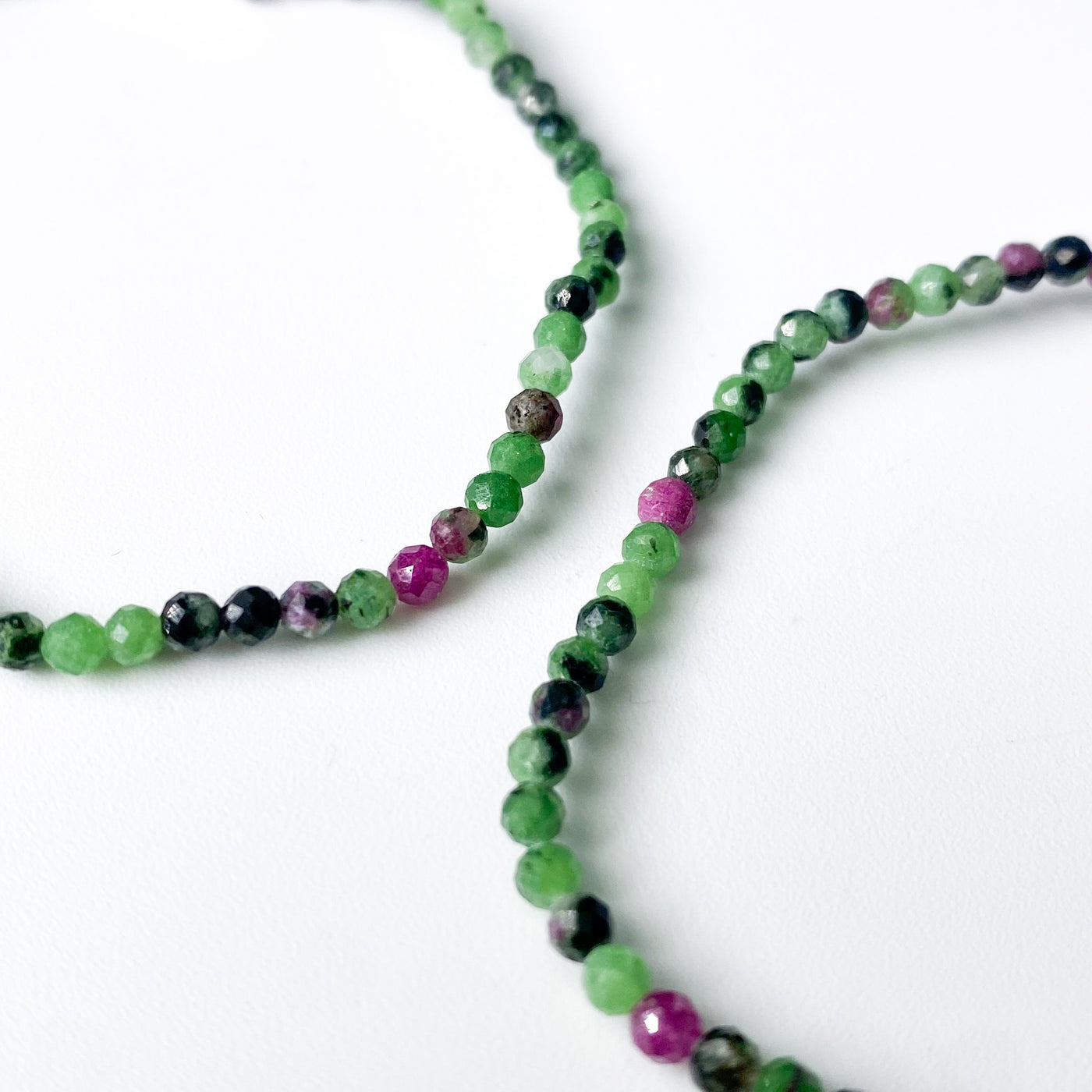 Faceted Ruby in Zoisite bracelet