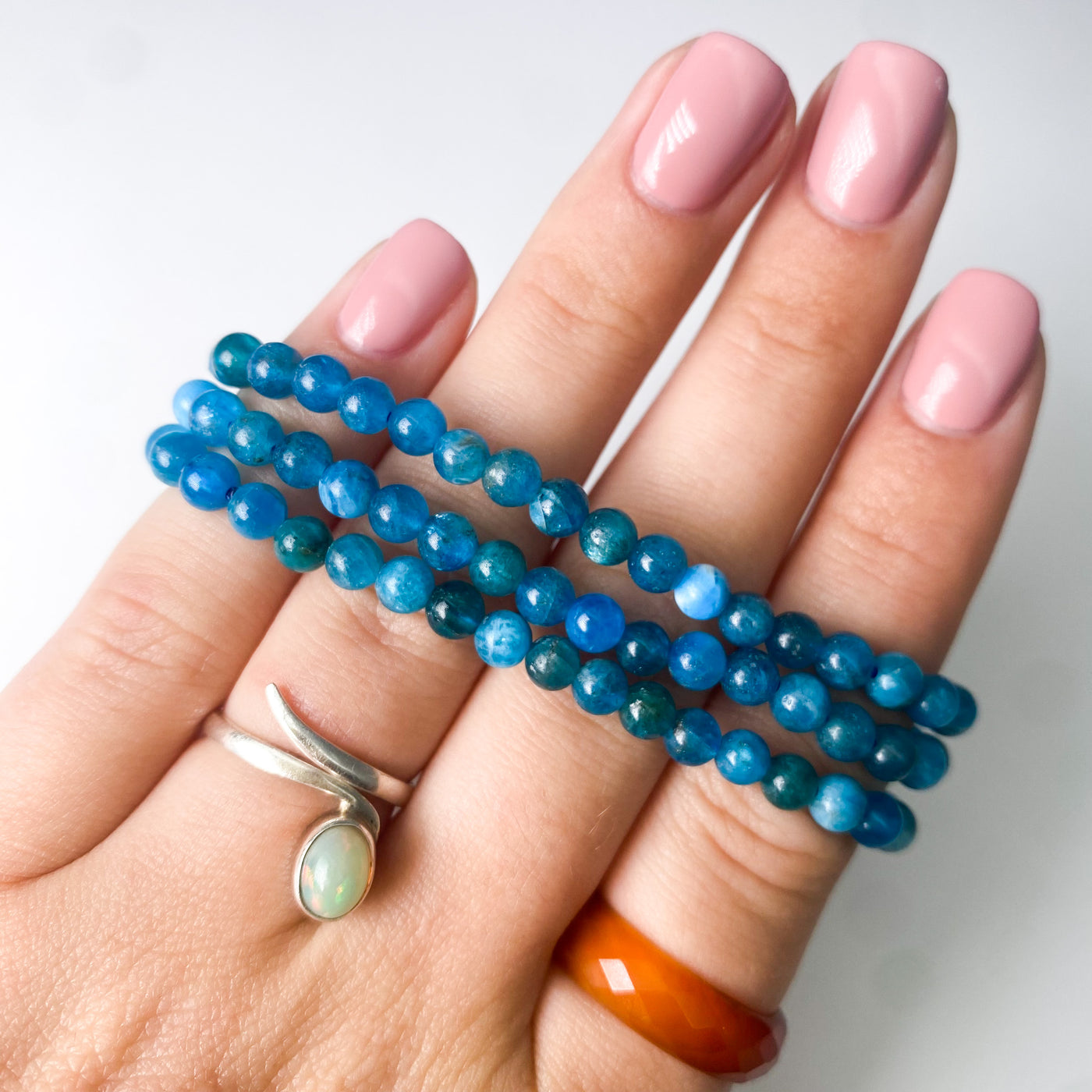 Kid size Blue Apatite bracelet