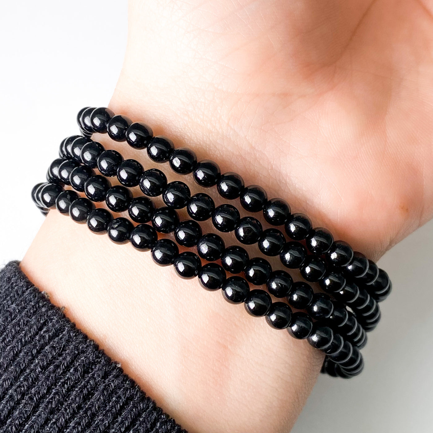 Obsidian bracelet