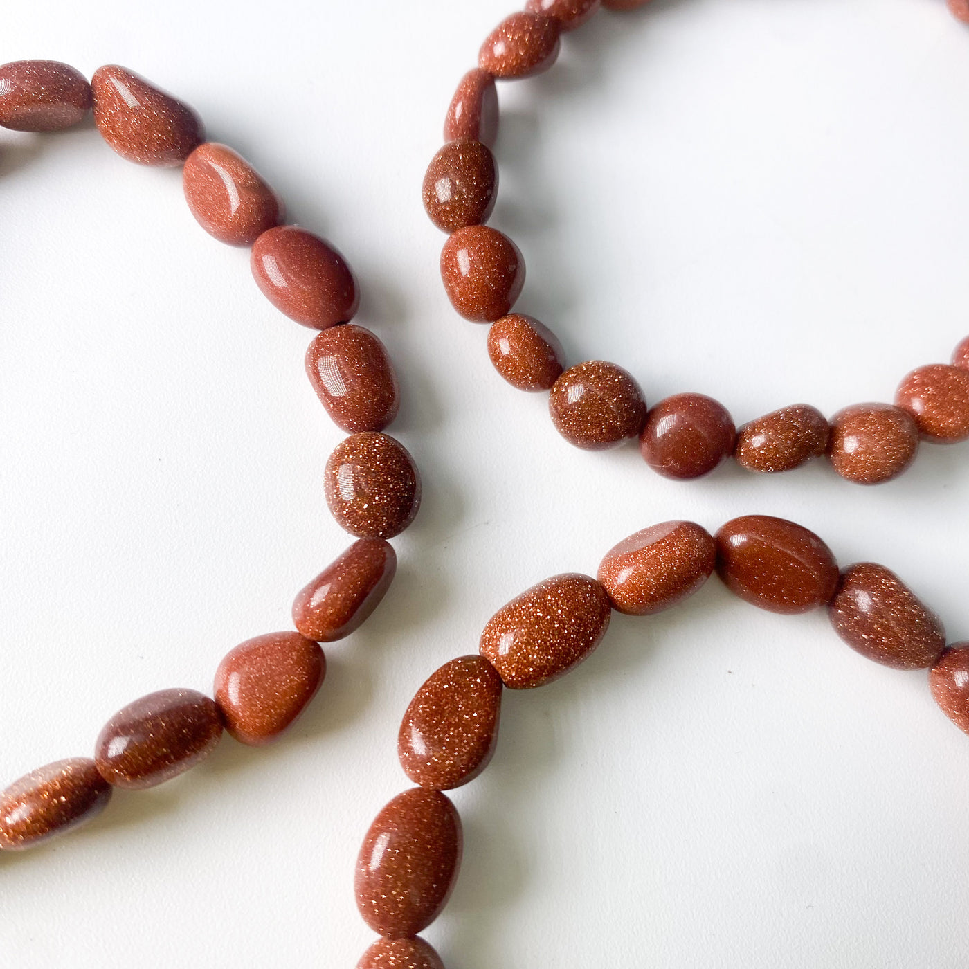 Goldstone bracelet