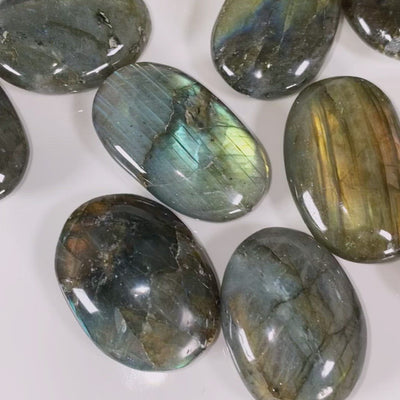 Mini Labradorite Palm Stones for Transformation