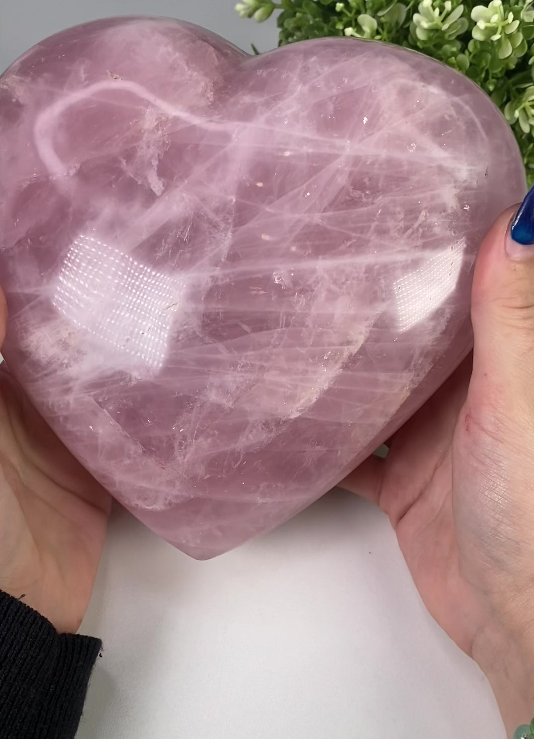 Rose Quartz giant heart