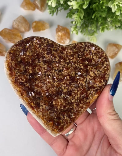Citrine heart