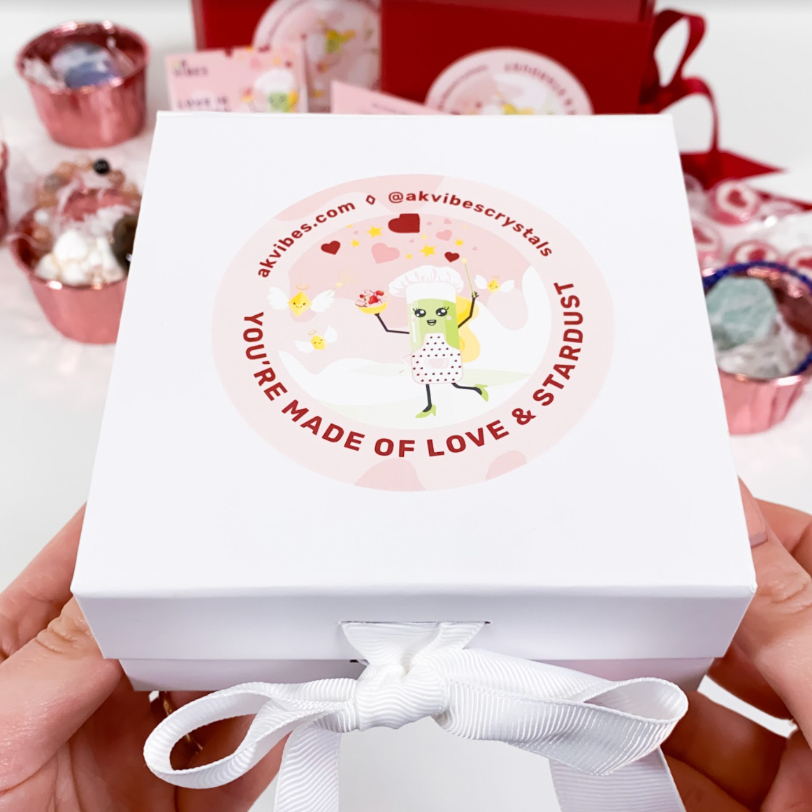 Crystal Cupcake Box (PURE WHITE)