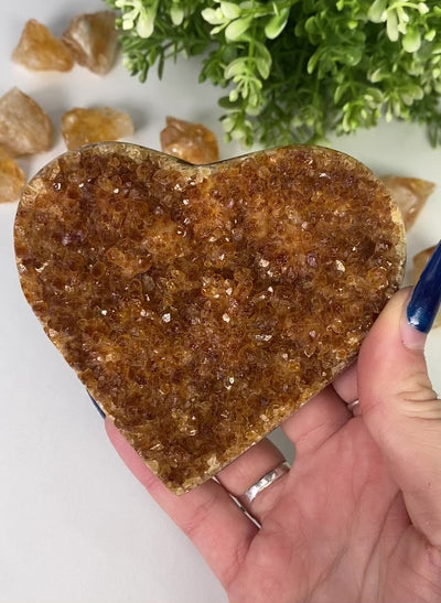 Citrine heart