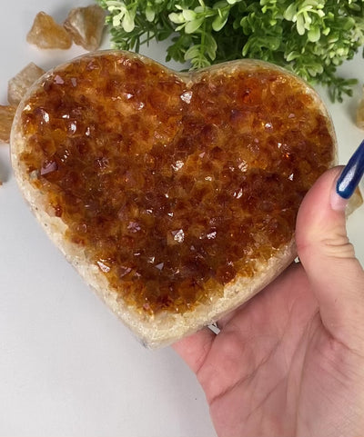 Citrine heart