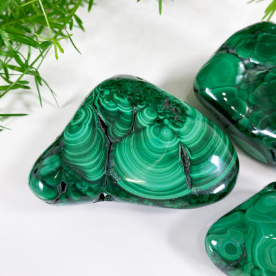 Premium Quality Hand-polished Malachite for Emotional Pain
