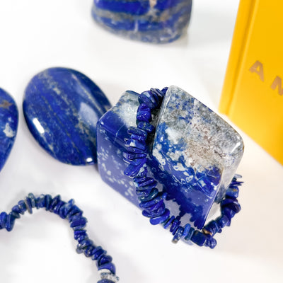 Tranformational Lapis Lazuli Chip Bracelet