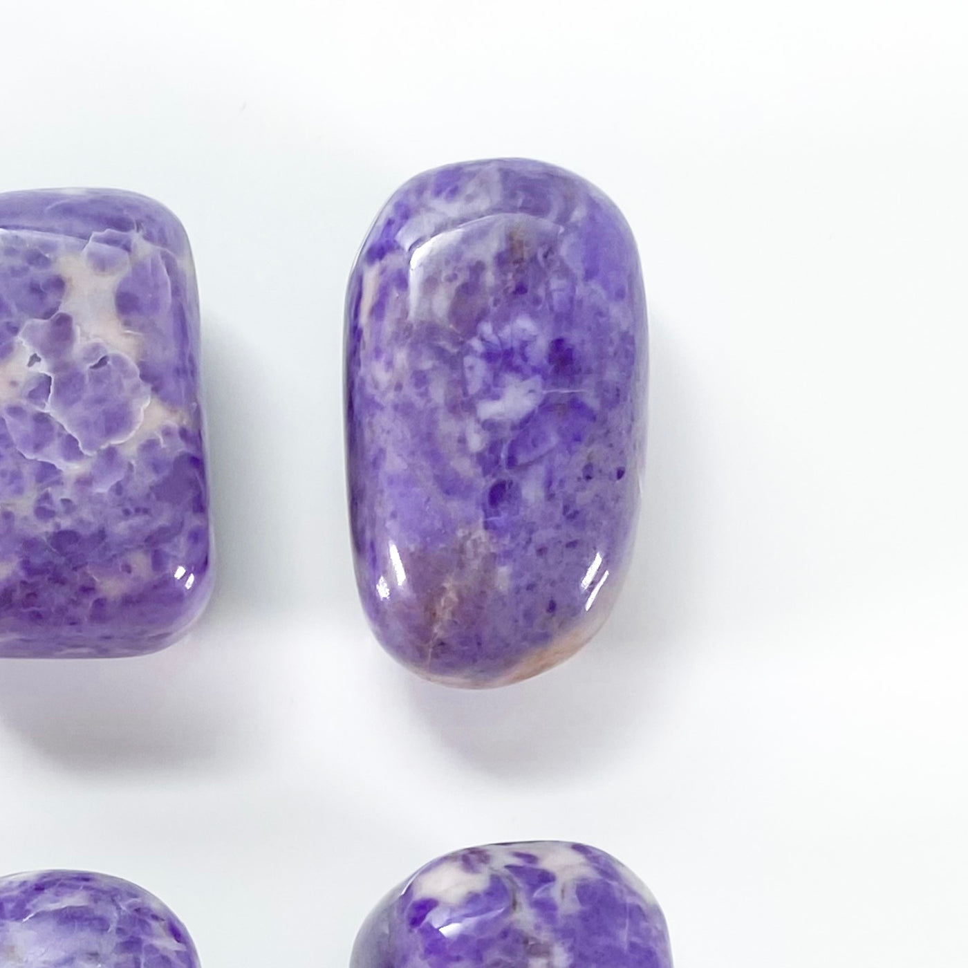 💜 Tumbled Purple Jade for Self-trust