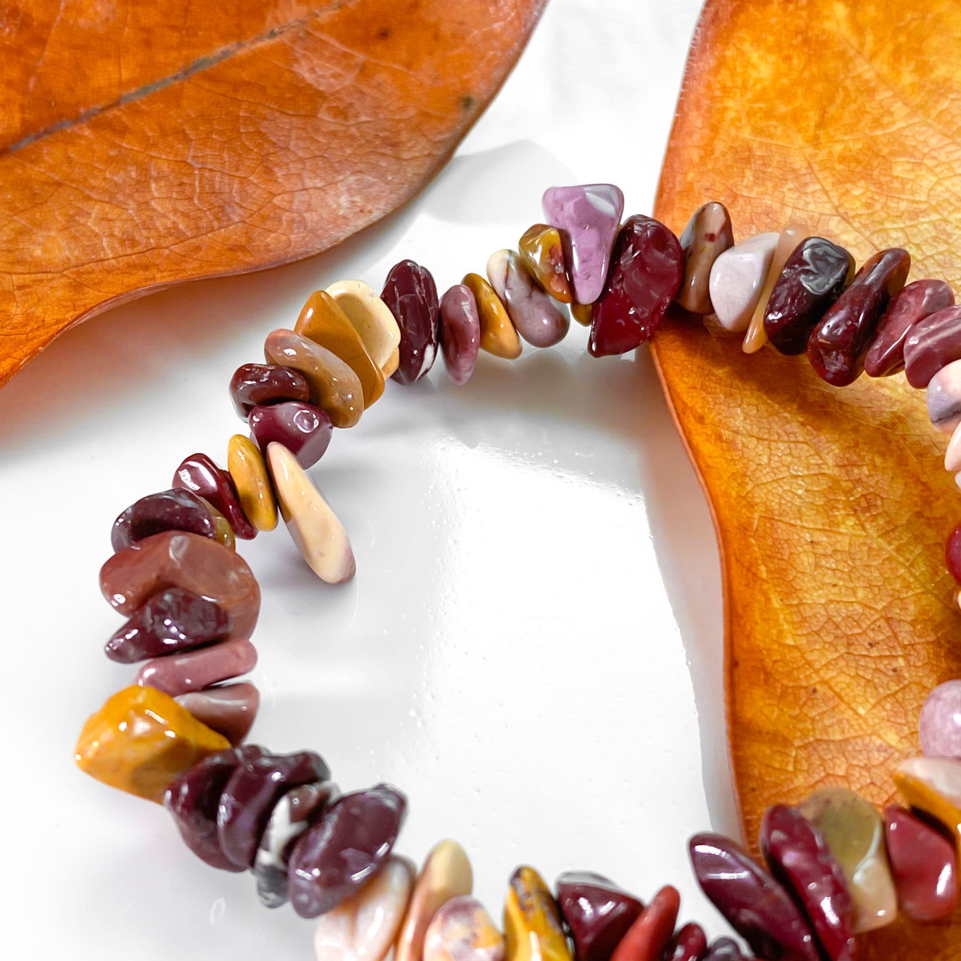 Mookaite Jasper Chip Bracelet