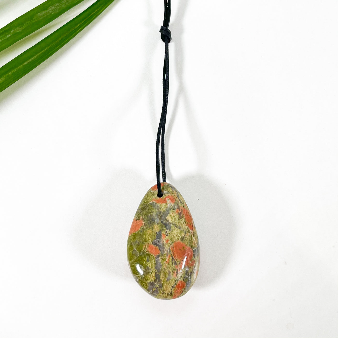 Unakite Jasper Meditation Palm Stone