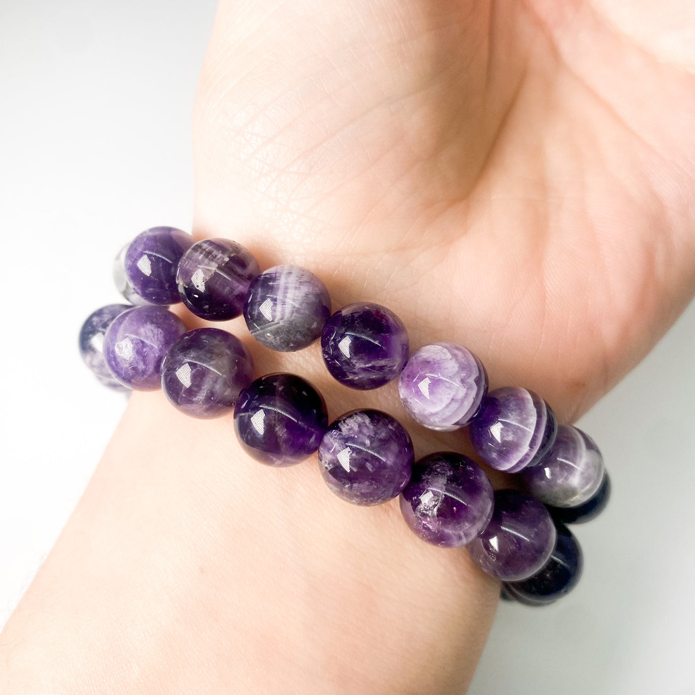 Chevron Amethyst bracelet