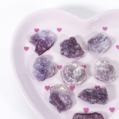 Mini Raw Lepidolite Slabs