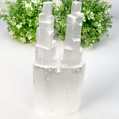 Double pointed Selenite tower