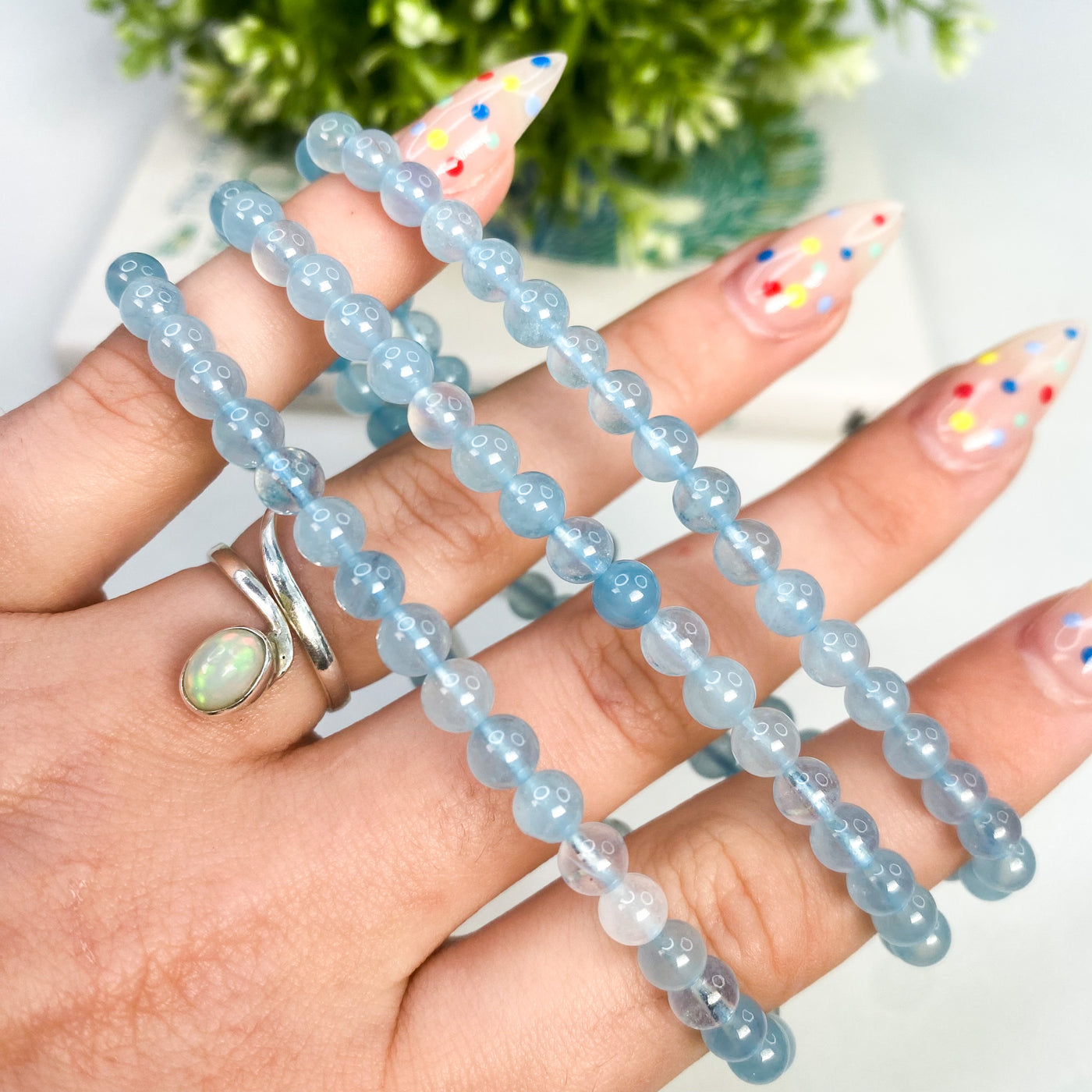 Aquamarine bracelet