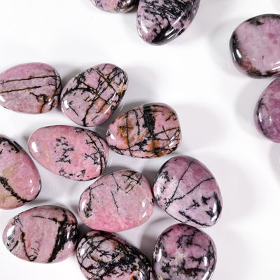 ☯️ Hand-polished Rhodonite Pendant for Harmony