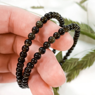 Golden Obsidian Bracelet
