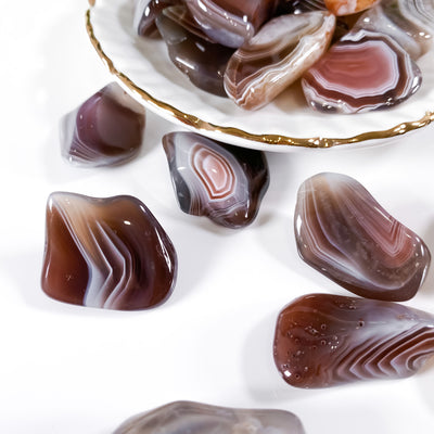 Comforting Brown Botswana Agate