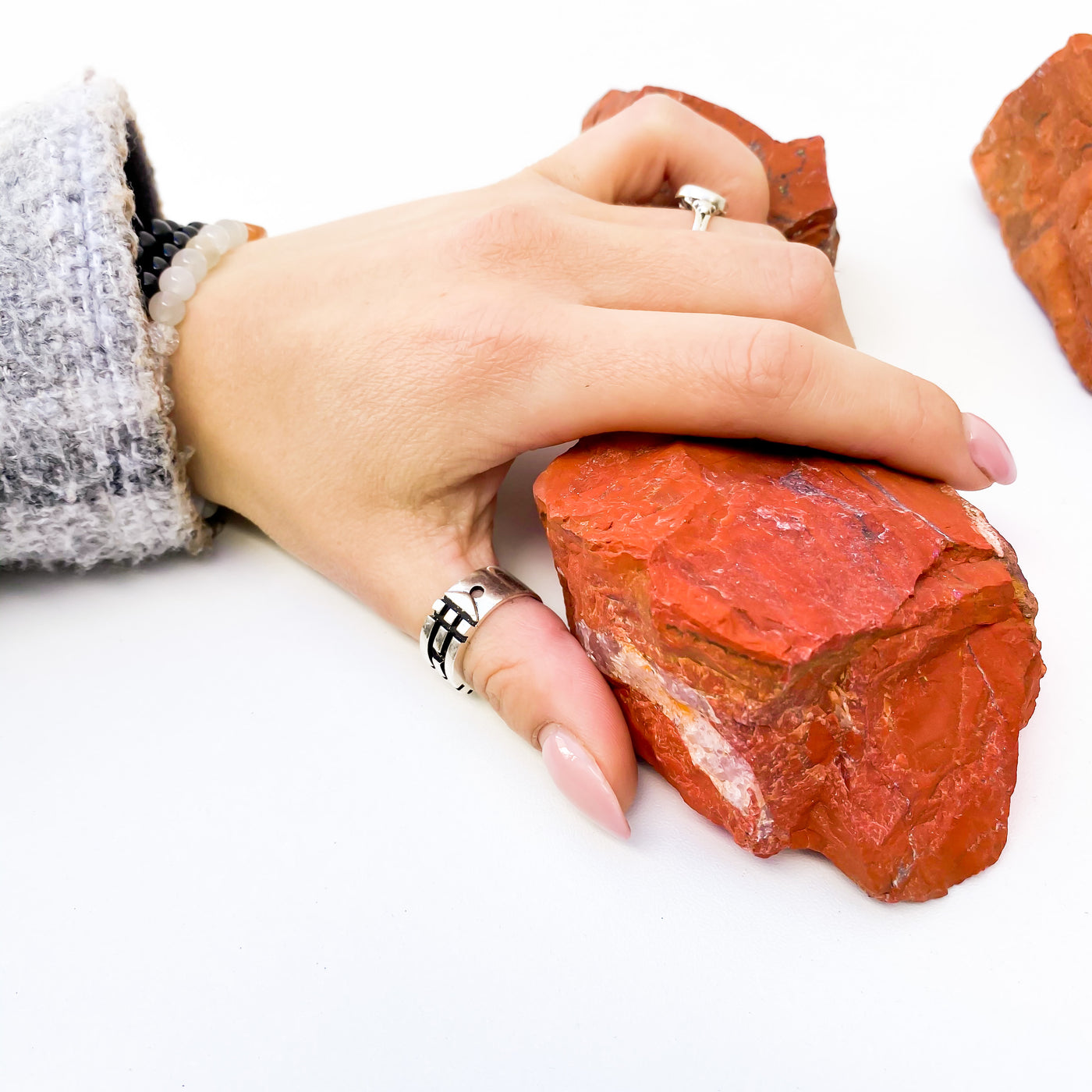 Raw Red Jasper Chunk for Emotional Comfort