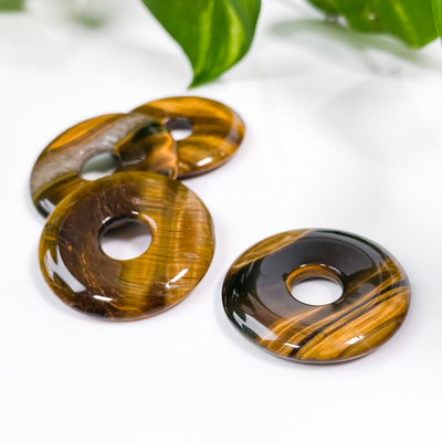 Tiger's Eye Donut Pendant