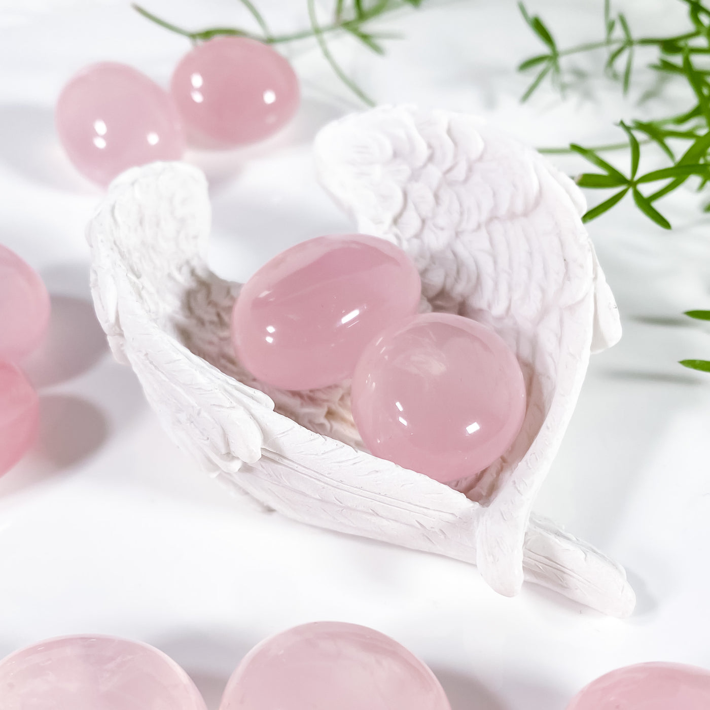 AA Tumbled Rose Quartz for Self-belief