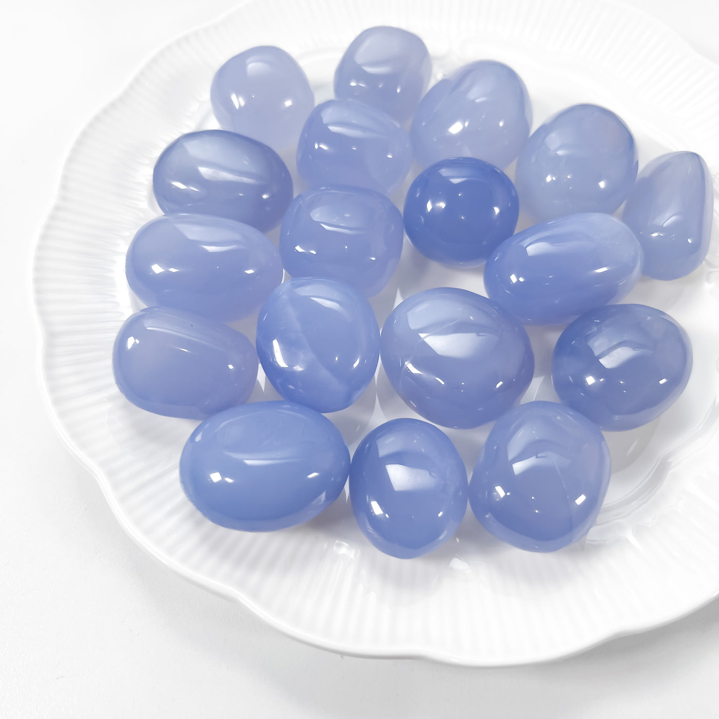 Blue Chalcedony for Brighter Days (Darker Blue)