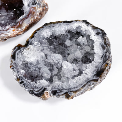 Feather Agate Geodes for Earth Connection