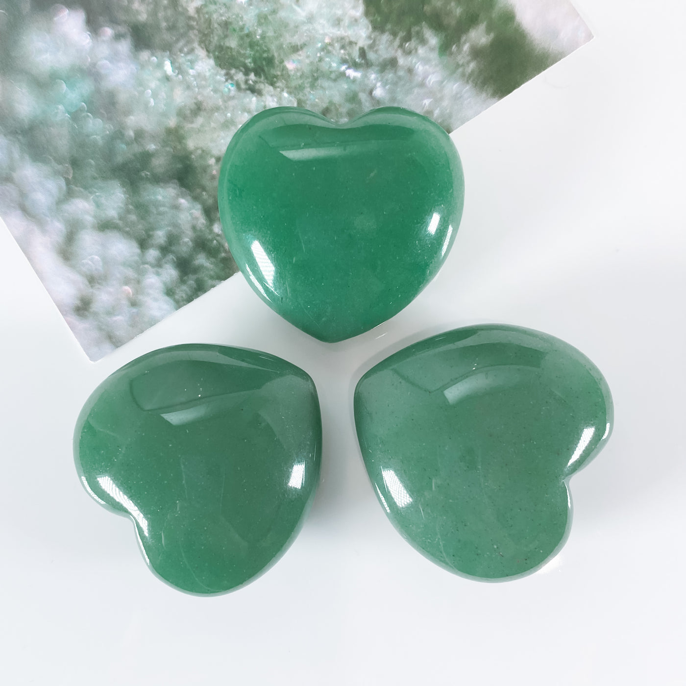 Tumbled Green Aventurine Heart for Good Luck