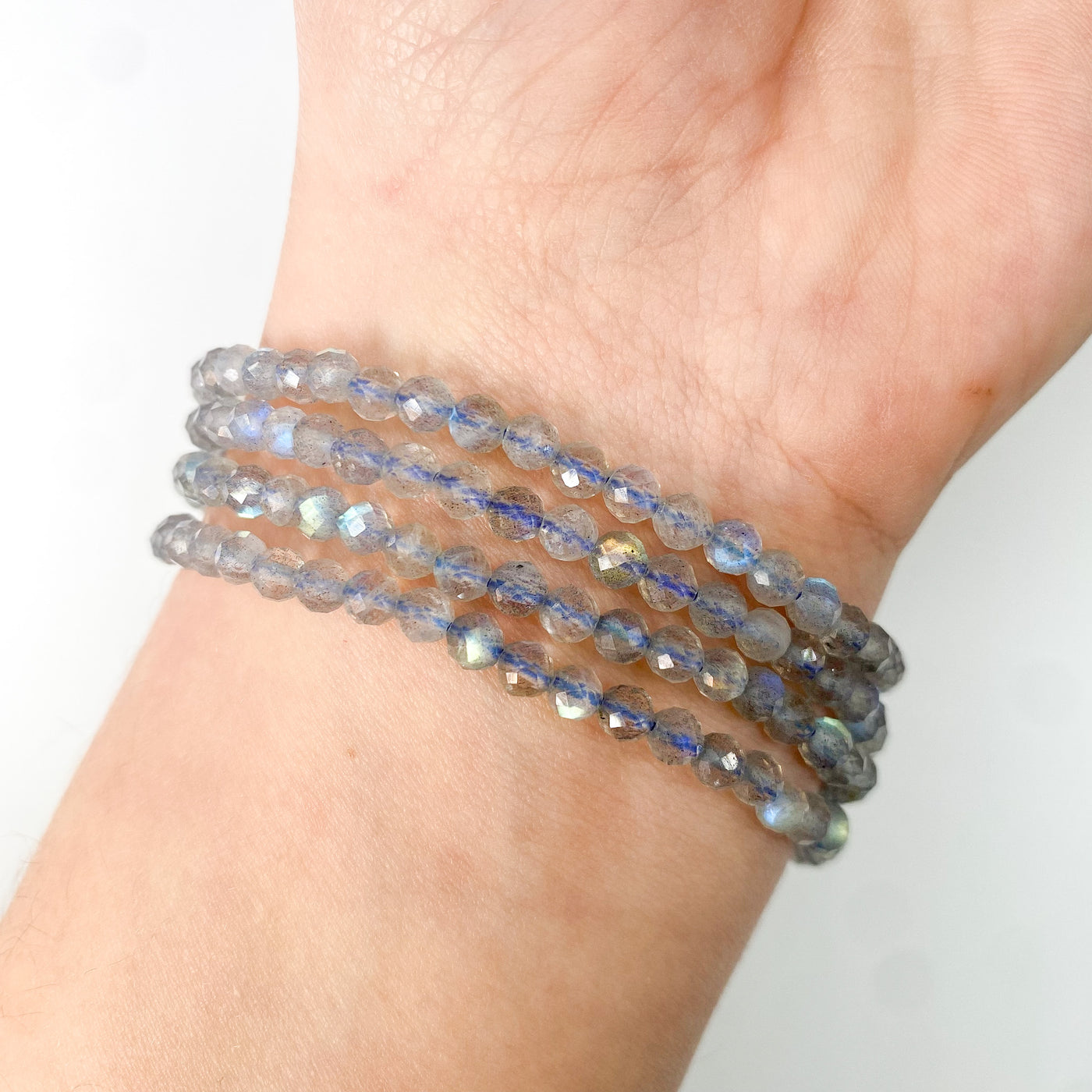 Faceted Labradorite bracelet