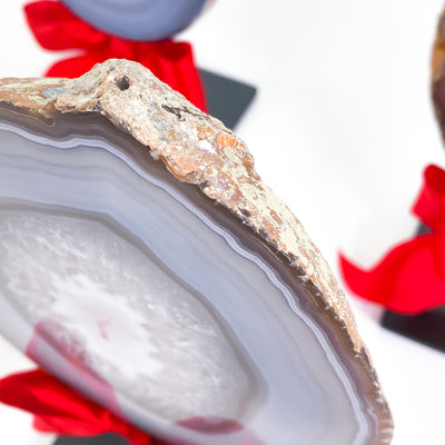 Mounted Agate Geode Cluster (B)