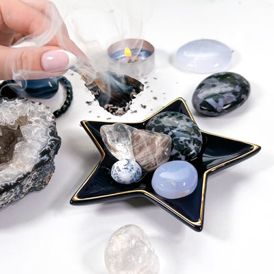 Celestial Trinket Dish for Crystals and Jewellery