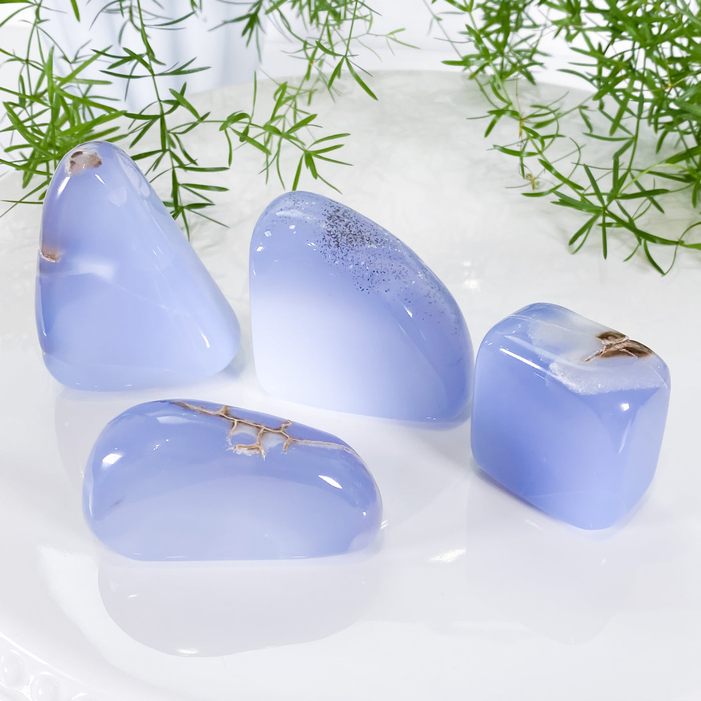 Free-Standing Blue Chalcedony for Harmony