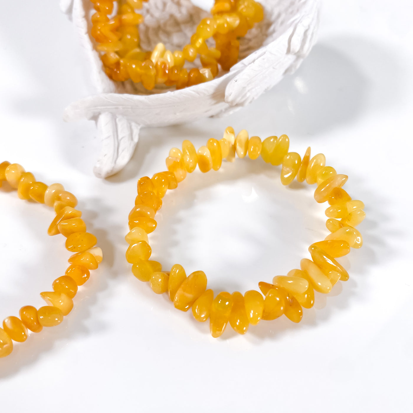 Milky Amber Baby Bracelet for Good Luck