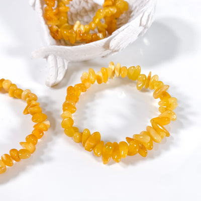 Milky Amber Baby Bracelet for Good Luck