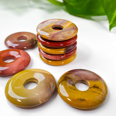 Mookaite Jasper Donut for Emotional Growth