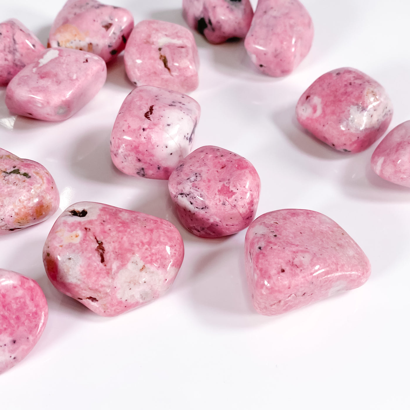 Compassion Enhancing Tumbled Pink Rhodonite