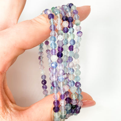 Faceted Fluorite bracelet