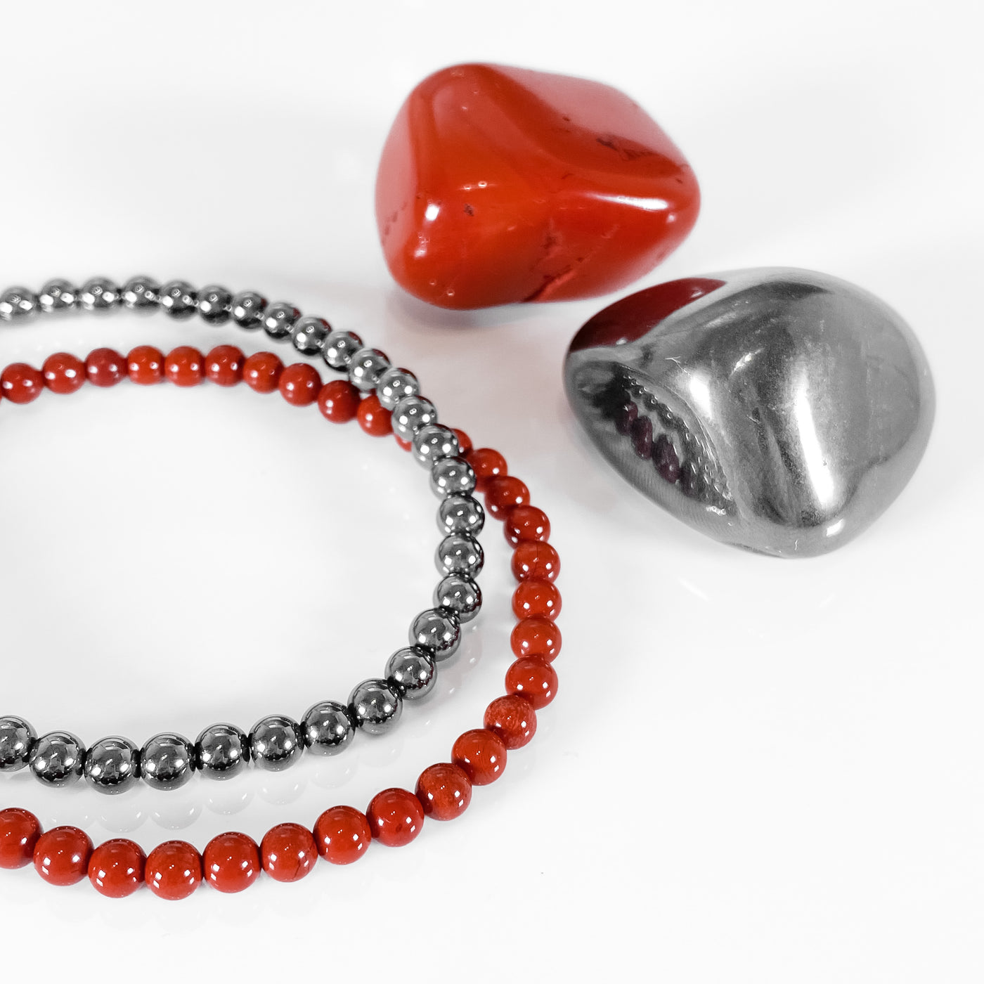 Grounding Hematite + Red Jasper Set