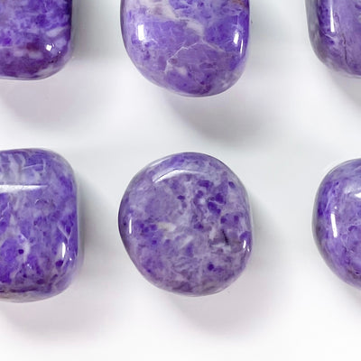 💜 Tumbled Purple Jade for Self-trust