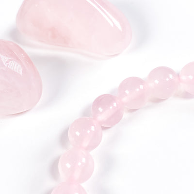 💕 Heart Leading Rose Quartz Bracelet