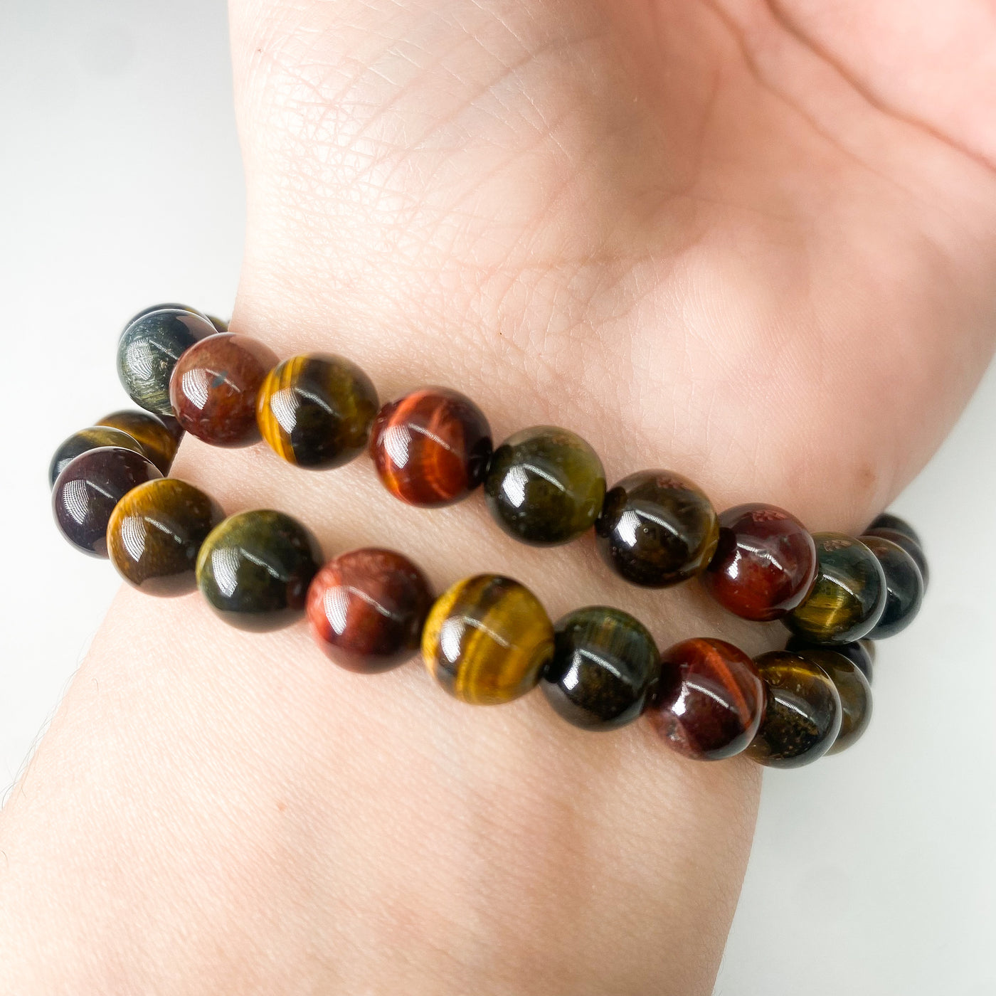 Bull’s Eye and Tiger’s Eye bracelet for energy protection