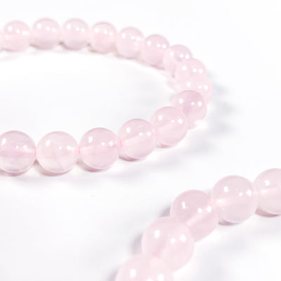 💕 Heart Leading Rose Quartz Bracelet