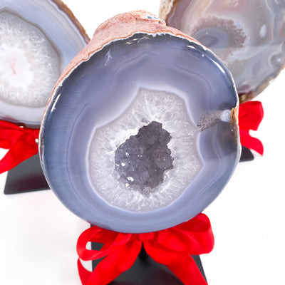 Mounted Agate Geode Cluster (A)